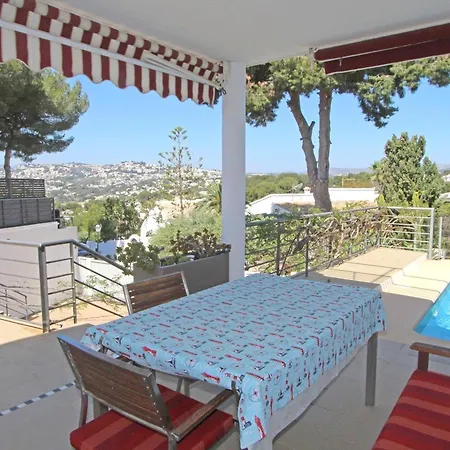 Moderna Con Piscina Privada En Moraira, Cerca De La Playa, 6 Pers. - Hisp-216-236 *